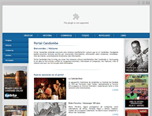Tablet Screenshot of candombe.com.uy