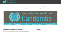 Desktop Screenshot of candombe.org.es